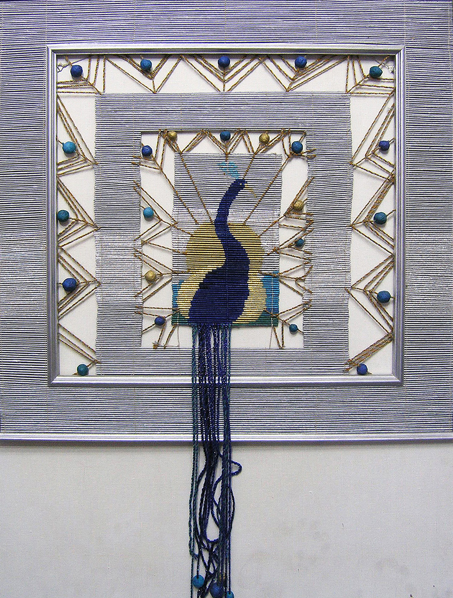 Жар-птица. 2010.Чий, плетение. 90х90 4 Жар-птица 2010.jpg